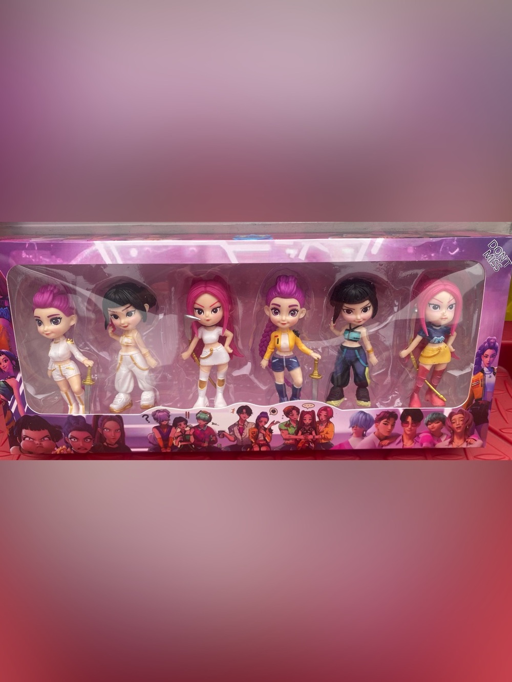 KPOP Demon Hunter Girl Group Star Figurines
Set of 5
